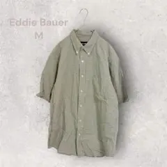 Eddie Bauer 半袖シャツ チェック柄 カジュアル　シンプル　キレイめ