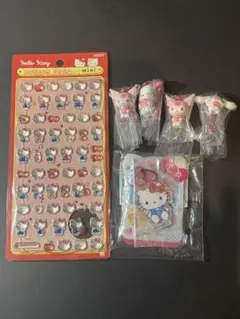 国内正規品　ボンボンドロップシールミニ　赤　キティ