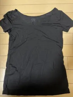ユニクロ　レディース　エアリズムUネックT　半袖 M ブラック