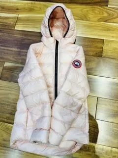 カナダグースキッズダウンジャケット ピンク MM（10-12)145/158