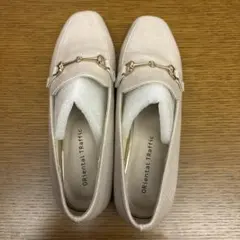 【新品】Oriental Traffic ベージュ ローファー 36