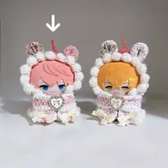 にじぱぺっと 10cmぬい服 うさ耳 さくらんぼ 2