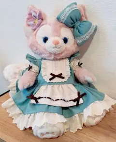 ハンドメイド　コスチューム　リーナベル　くすみブルーワンピース