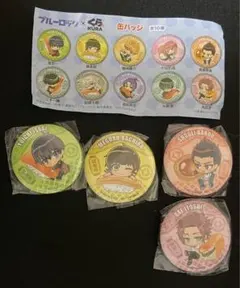 ブルーロック 缶バッチ 4個セット(くら寿司)潔世一 蜂楽廻 馬狼照英 糸師冴