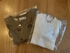 ブランシェス　ベージュ ワンピース セット