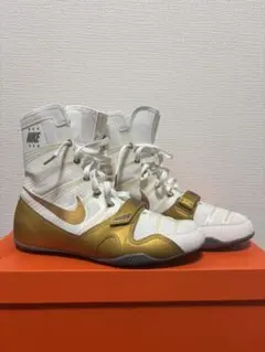 Nike ボクシングシューズ ハイパーKO ホワイト/ゴールド