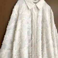 H&M テクスチャードシャツ