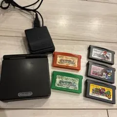 ゲームボーイアドバンス SP + ポケモン等ソフト5本