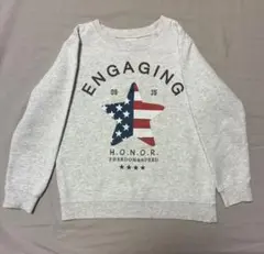 dev!rock☆杢グレーのトレーナー 120m