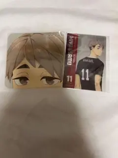 ハイキュー　スマイルベースカフェ　コースター　宮治