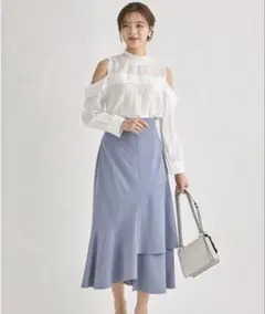 tocco closet・アシンメトリーヘムマーメイドスカートのサムネイル