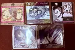 鬼滅の刃　ダイニング　カフェ　コースター　伊黒小芭内　甘露寺蜜璃　５枚セット