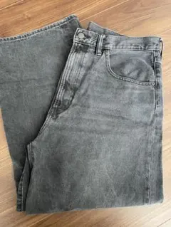 GU ストレート デニムパンツ ワイド