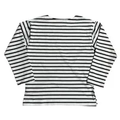 GU ボーダー ロンT M レディース 長袖 白黒 カットソー 美品