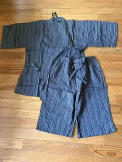 ストライプ柄甚平 Mサイズ