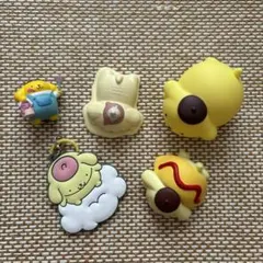ポムポムプリン　ガチャ　5点セット