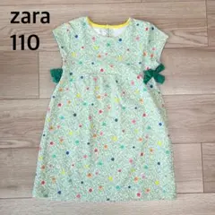 zara 花柄ノースリーブワンピース 110のサムネイル