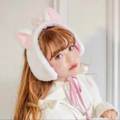 しまむらマリー　耳付きイヤーマフラー（Disney/Kaho）コラボ