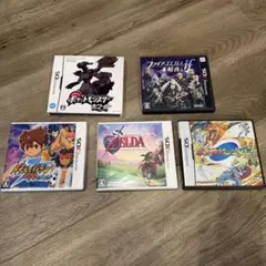 任天堂 3DS DS ソフト 5本セット まとめ売りのサムネイル