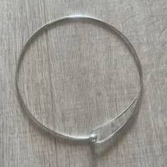 シンプルシルバーチョーカー