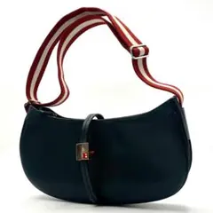 BALLY トレインスポッティング ワンショルダーバッグ ロゴ レザー 黒