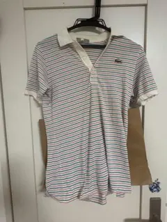 【レア】ラコステ好き必見！LACOSTE ラコステ ボーダー ポロシャツ