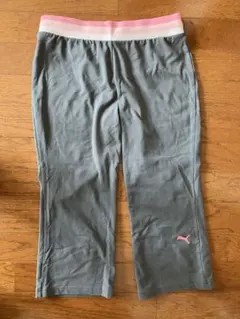 プーマ　PUMA 七分丈　レディースM グレー　ストレッチ生地　ヨガ　アンダー