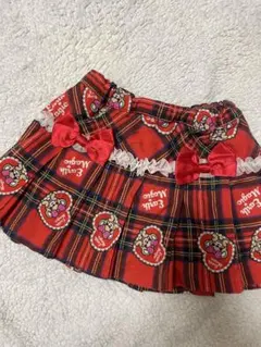 アースマジック　タータンチェック　スカパン　120cm