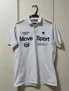 DESCENTE Move Sport ポロシャツ ホワイト