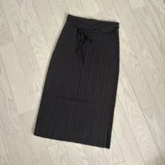 Mila Owen ニット　グレー　ロング　タイト　スカート