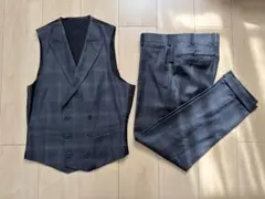 襟付きスーツベスト&パンツセット