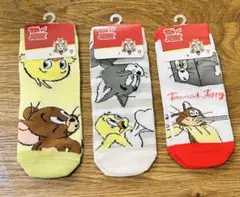 未使用品　トムとジェリー ソックス 3足セット 20-24cm