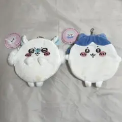 ちいかわくじ ハチワレ モモンガ もちっとふわっとコレクション まんまるポーチ