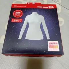 HEATTECH 3XL ホワイト 長袖シャツ