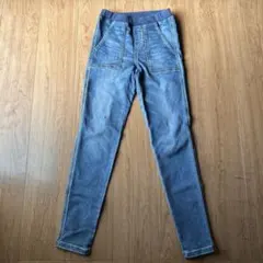 GU キッズ ストレッチデニムパンツ 150