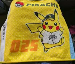 ピカチュウ応援タオル SoftBank HAWKS - メルカリ