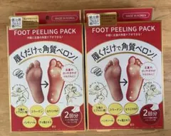 【2箱】FOOT PEELING PACK 履くだけで角質ペロンフットパックのサムネイル