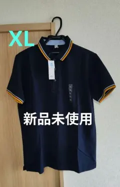 ドライカノコ ポロシャツ XL　ネイビー　UNIQLO　襟