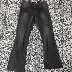 00s y2k 平成 archive グレーフレアデニム パンツ