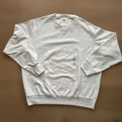 ボ*ワ様 【新品】スウェットシャツ　UNIQLO XXL ライトグレー