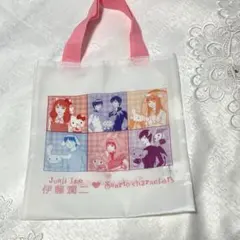 伊藤潤二 ×サンリオ ガチャ トートバッグ 5.まねっこ小窓B