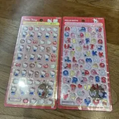 【正規品】2個セット キティ サンリオ文字 moji ボンボンドロップ　ミニ