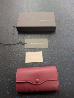 Bottega Veneta レザーキーケース 赤のサムネイル