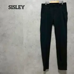 シスレー　SISLEY スキニーパンツ　ブラック　42 デニム　ベネトン