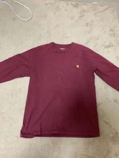 Carhartt 長袖Tシャツ Lサイズ バーガンディ