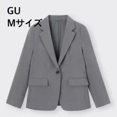 GU ウォッシャブルテーラードジャケット　M グレー