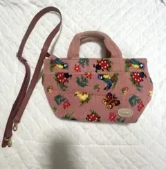 FEILER ショルダーバッグ シュニール織 花柄 アヒル 蝶 FEILER ショルダーバッグ シュニール織 花柄 アヒル 蝶 - メルカリ