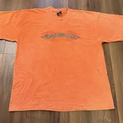 Harley Davidson Tシャツ XL オレンジ