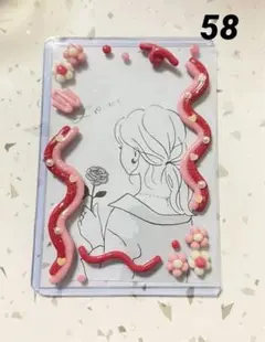 ✰58 硬質ケース　クレイデコ　トレカケース　デコケース　トレカキーホルダー