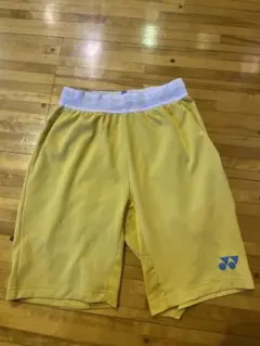 YONEX バドミントン ハーフパンツ イエロー S